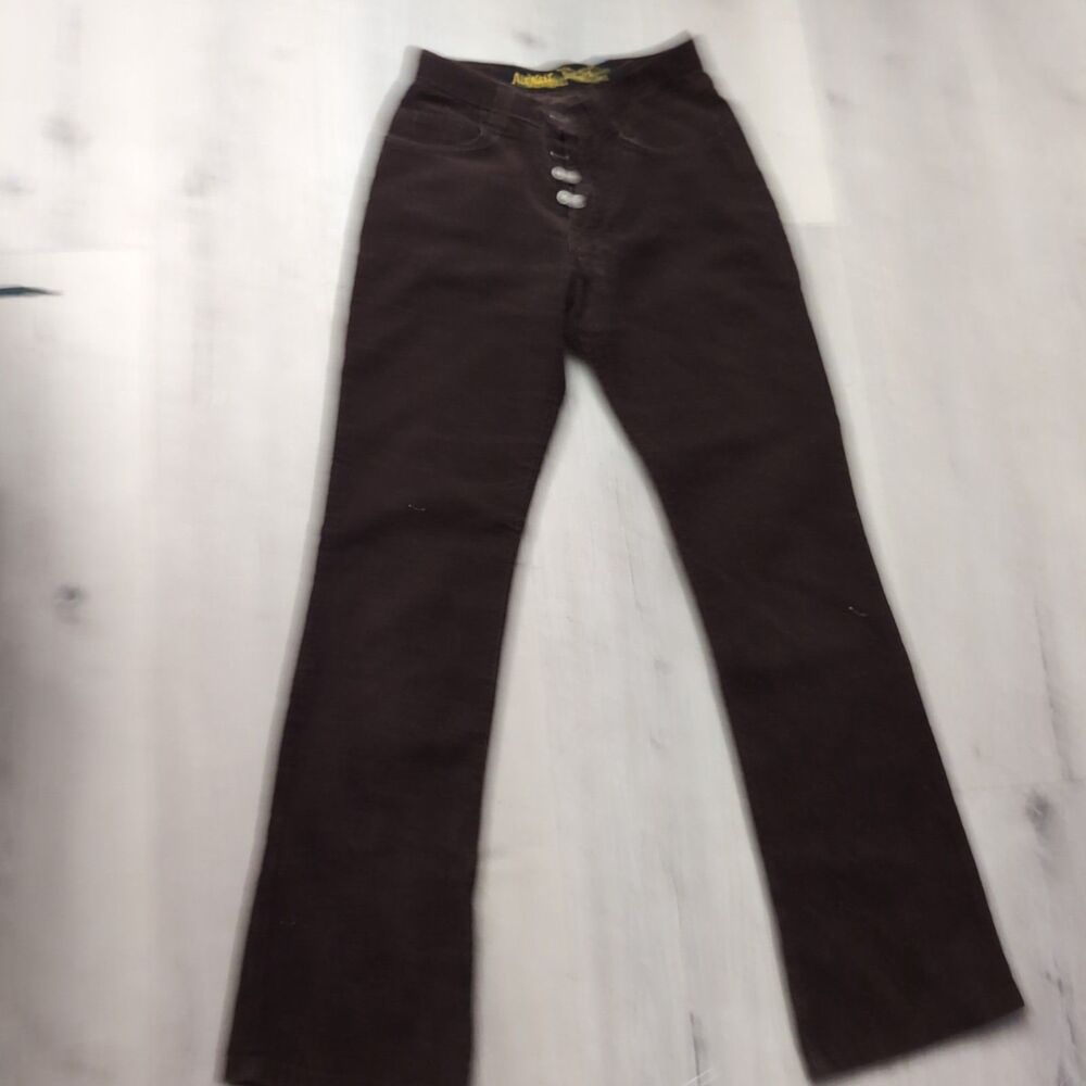 Dr. Martens Corduroy Pants Women's Size 26 Brown Boot Jean Made In USA